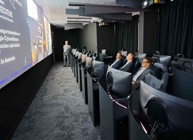 Visite de la direction de Docaposte 